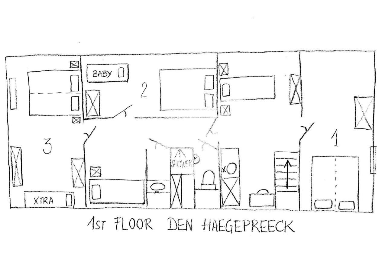 Den Haegepreeck Horebeke Exterior foto